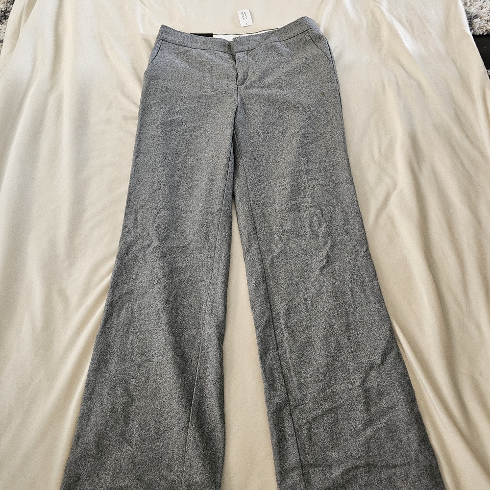 Banana Republic Charcoal Straight Trousers